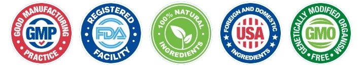 Manufactured in an FDA Registered GMP Certified Facility